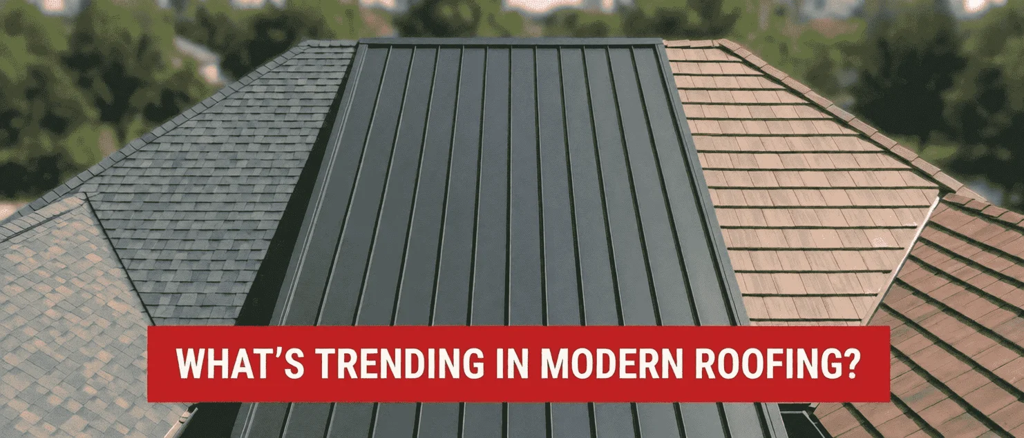 modern roofing materials in houston